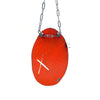 Oval X Pendant, Red