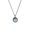 Pinwheel Flower & Chalcedony Reversible Necklace
