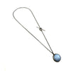 Pinwheel Flower & Chalcedony Reversible Necklace