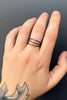 Triple Ruby Stacking Band