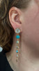 Multi Victorian Drop Earrings, Turquoise