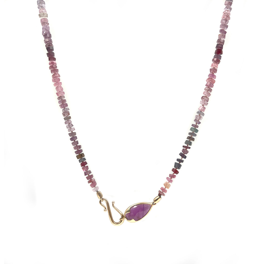 Serpent Necklace, Spinel and Pink Tourmaline