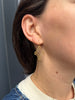 Lattice Earrings, Gold