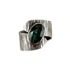 Hammered Line Wrap Ring, Kyanite