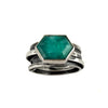 Wrap Ring, Paraiba Amazonite