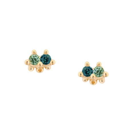 Sisters Studs, Green