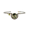 Bump Out Cuff with Moss Agate