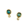 Opal & Diamond Studs