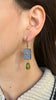 Peridot Box Earrings