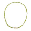 Knotted Peridot Necklace