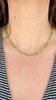 Knotted Peridot Necklace