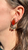 Carnelian & Druzy Tears Earrings