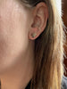 Gold Dust Coil Stud Earrings