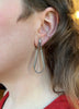 Loop Earrings, Silver