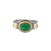 Emerald Ring with diamonds