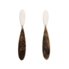 2pc Simple Drops, Light Tan / Nova Brown