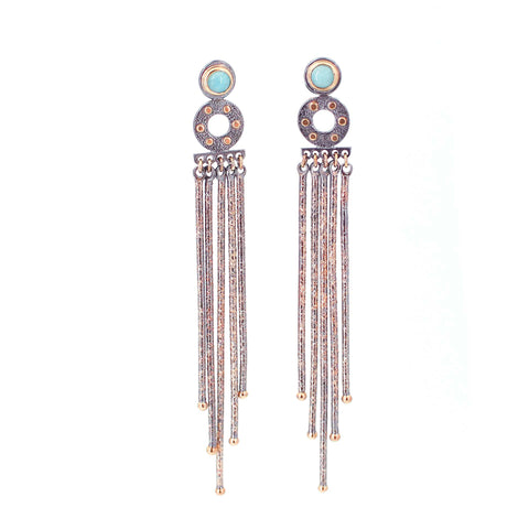 Long Stardust Wire Earrings