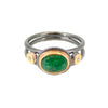 Emerald Ring with diamonds