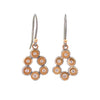 Five Diamond Droplet Earrings