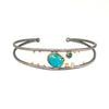 Turquoise Double Band Cuff Bracelet