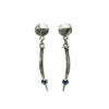 Nail Earrings with Sapphires