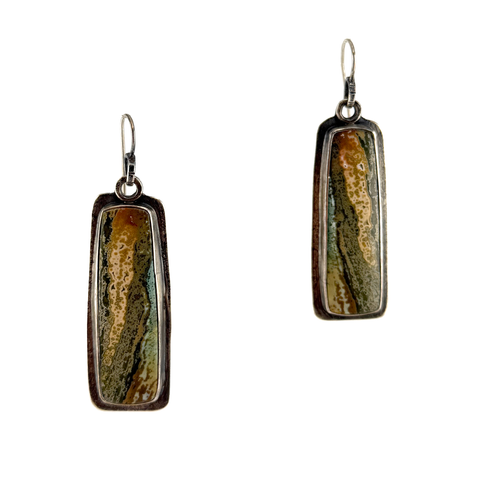Ocean Jasper Drop Earrings