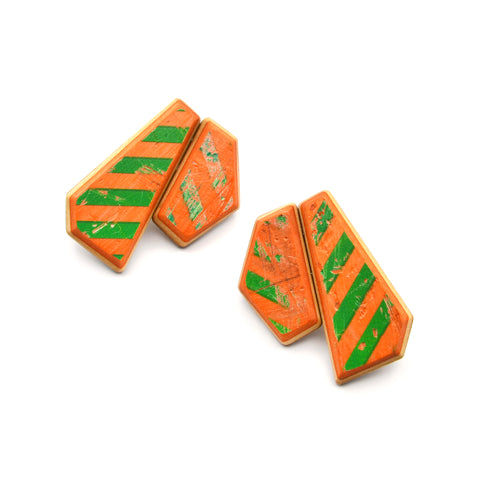G-Flat Double Spray Earrings