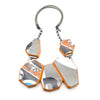 Reversible Gem Crescent Necklace