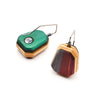 OG-Cut Gem Dangles, Two-Tone