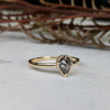 Pear Stacker Ring