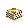 Patterned Block Ring