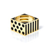 Patterned Block Ring