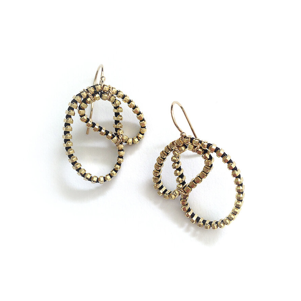 Margaux Earrings, Gold