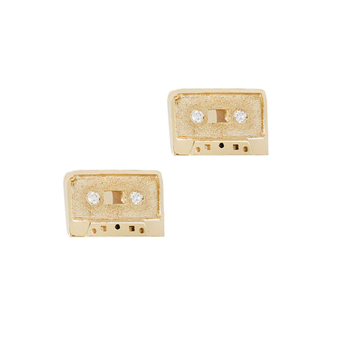 Mini Mixtape Stud Earrings