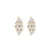 Trandafir Studs, Diamond