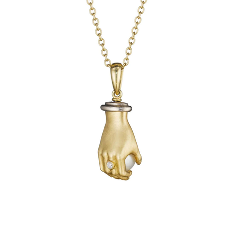 Pearl in Hand Pendant
