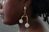 The Crossroads Bone Disc Earrings