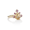 Pretty in Pink Crowned Skull Ring