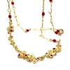 Ruby Flower Necklace