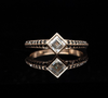 Carré Cut Diamond Ring