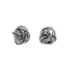 Zest Knot Clip-On Earrings, Silver