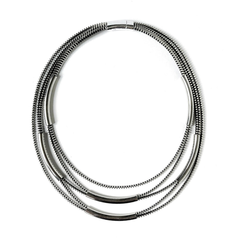 Arc III Necklace, Silver