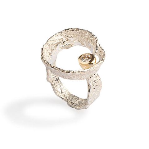 Thesan Cognac Diamond Ring