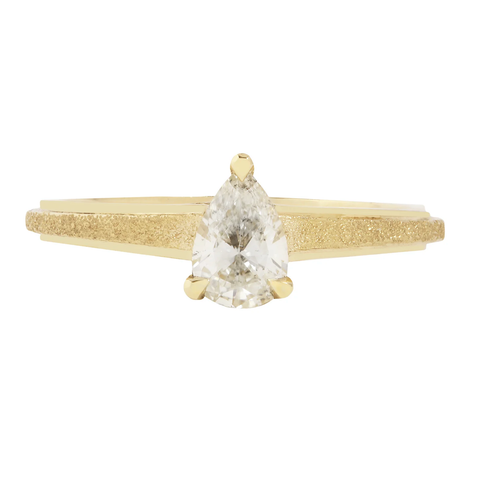 Pear Diamond Monaco Ring