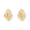 Fan Stud Earrings, Bronze