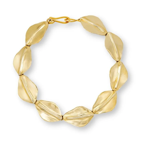 Fan Link Bracelet, Bronze