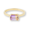 Vivant Ametrine Demi-Bezel Ring