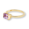 Vivant Ametrine Demi-Bezel Ring