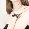 Summer Spirals Bracelet, Black