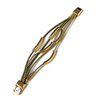 Tress and Curved Tubes Bracelet, Multiple Colors
